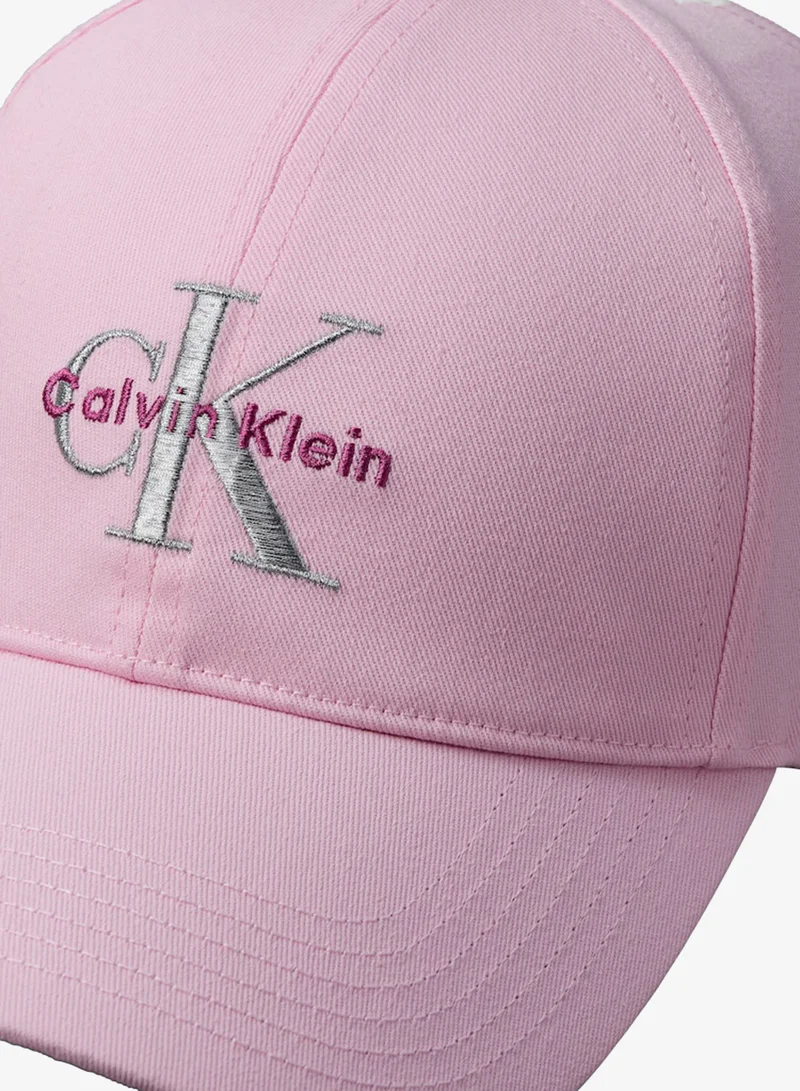 Calvin Klein French Orchid Embroidered Monologo Baseball Cap for Women | Best Price UAE
